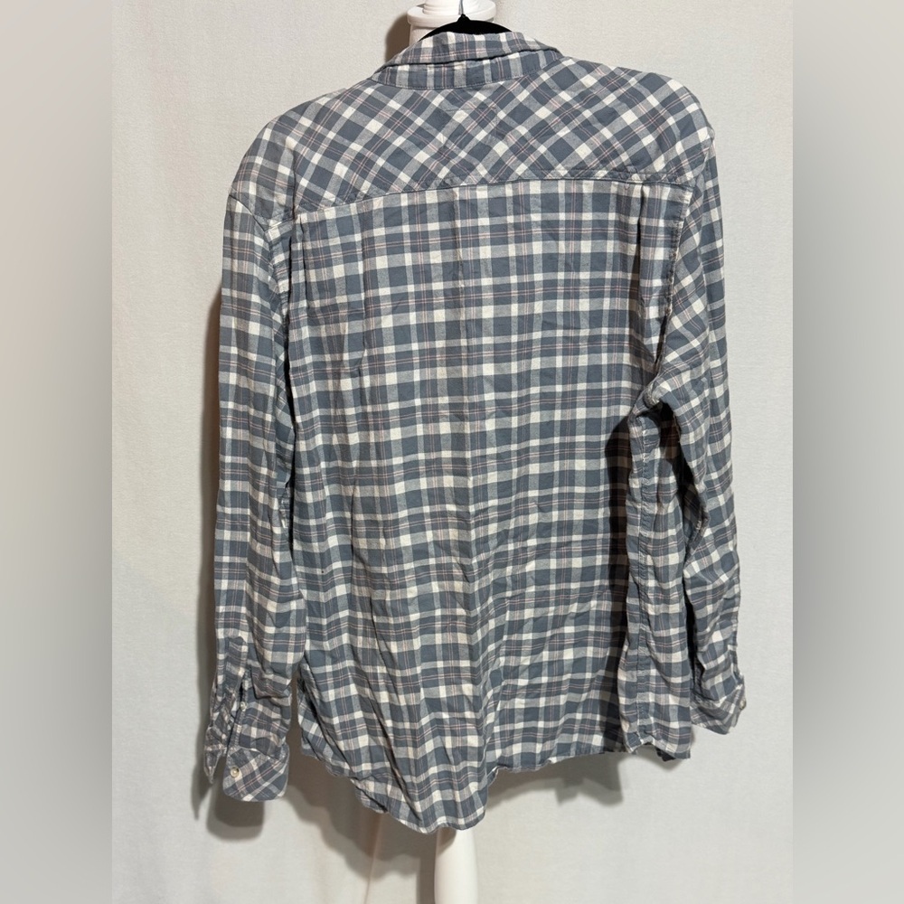 Rails Men's Blue and White Checkered Shirt Jacket Size XL - Picture 5 of 7